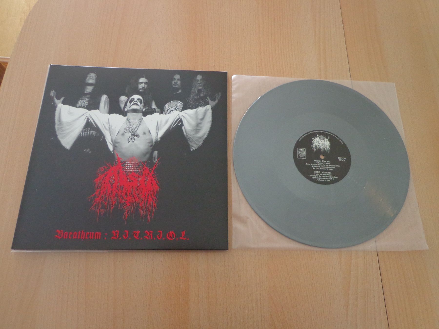 Dischi in vinile: Absu-Barathrum V.I.T.R.I.O.L. 12'' Silver Vinyl LP The Crypt – Nuovo (secondo la descrizione) da Brienz BE venduto da INTERNALFIRE