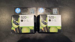 2x HP 920XL Tintenpatrone Schwarz Original NEU
