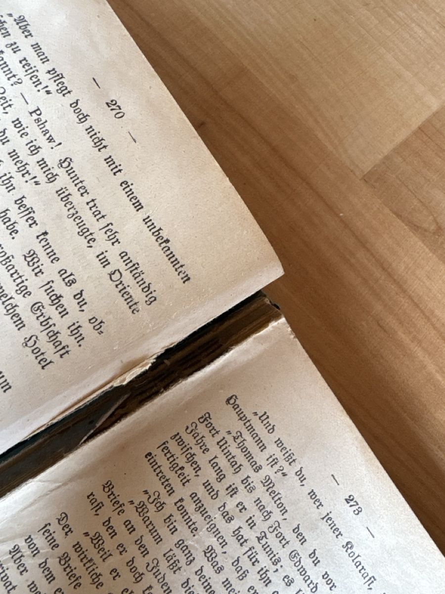 Libri: 2 alte Bücher von Karl May – Difettoso da Rümlang venduto da euqinom16 5