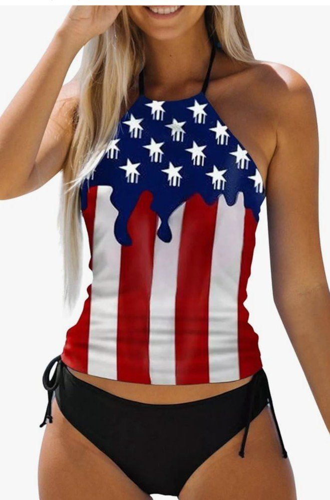 Costumi da bagno & Bikini: Damen Tankini Grösse S, Flagge – Nuovo (secondo la descrizione) da STEFFISBURG venduto da Sumerstorm