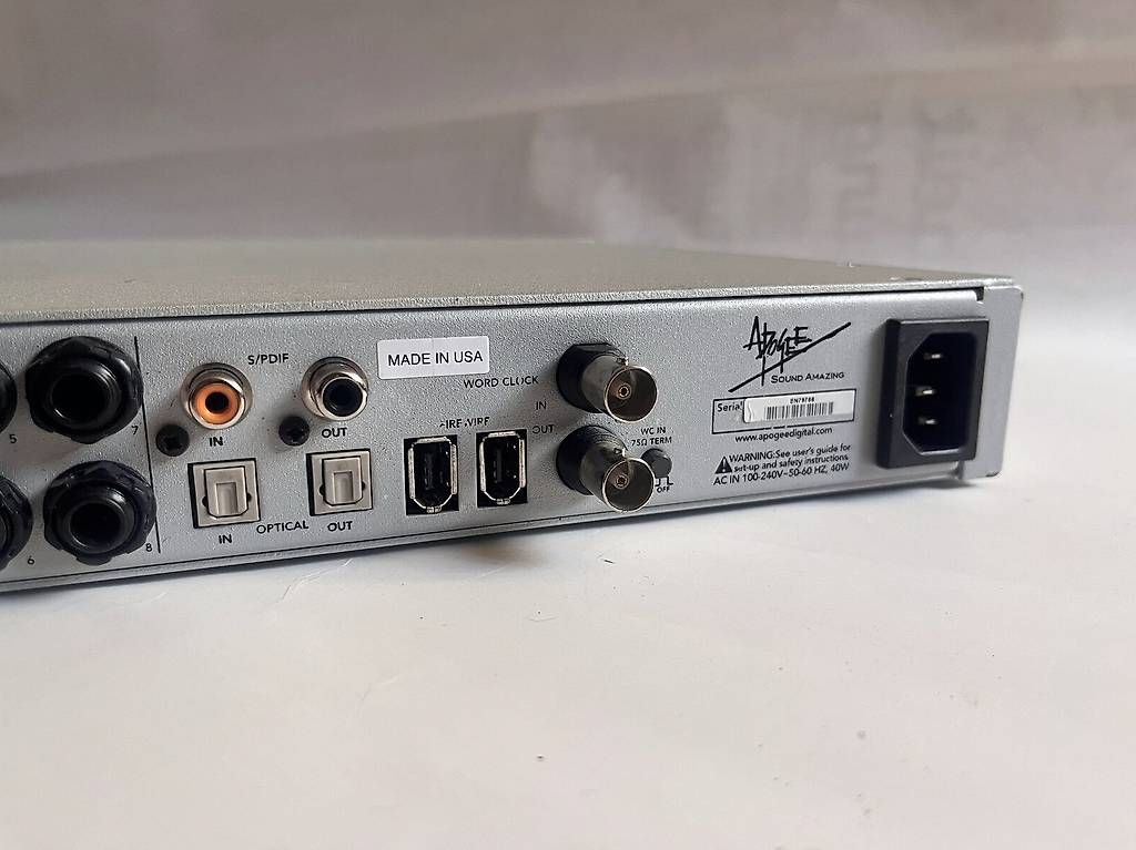 Studioequipment: Apogee Ensemble FireWire Audio Interface – Gebraucht aus Zürich von Madshock 2