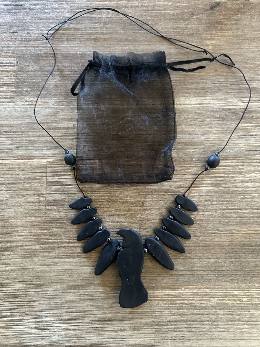 Colliers: Vogel - RabenKette / Modeschmuck aus Kunststoff  – Neuf (Voir description) à Gysenstein par HerZliCHer501 2