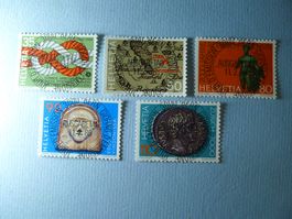 1986 Sonderpostmarken 1 ET Vollstempel 720-724