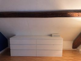 Kommode weiss 6 Schubladen IKEA Malm