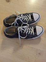 Original Converse Chuck Taylor Low Blau Vintage/Used Look