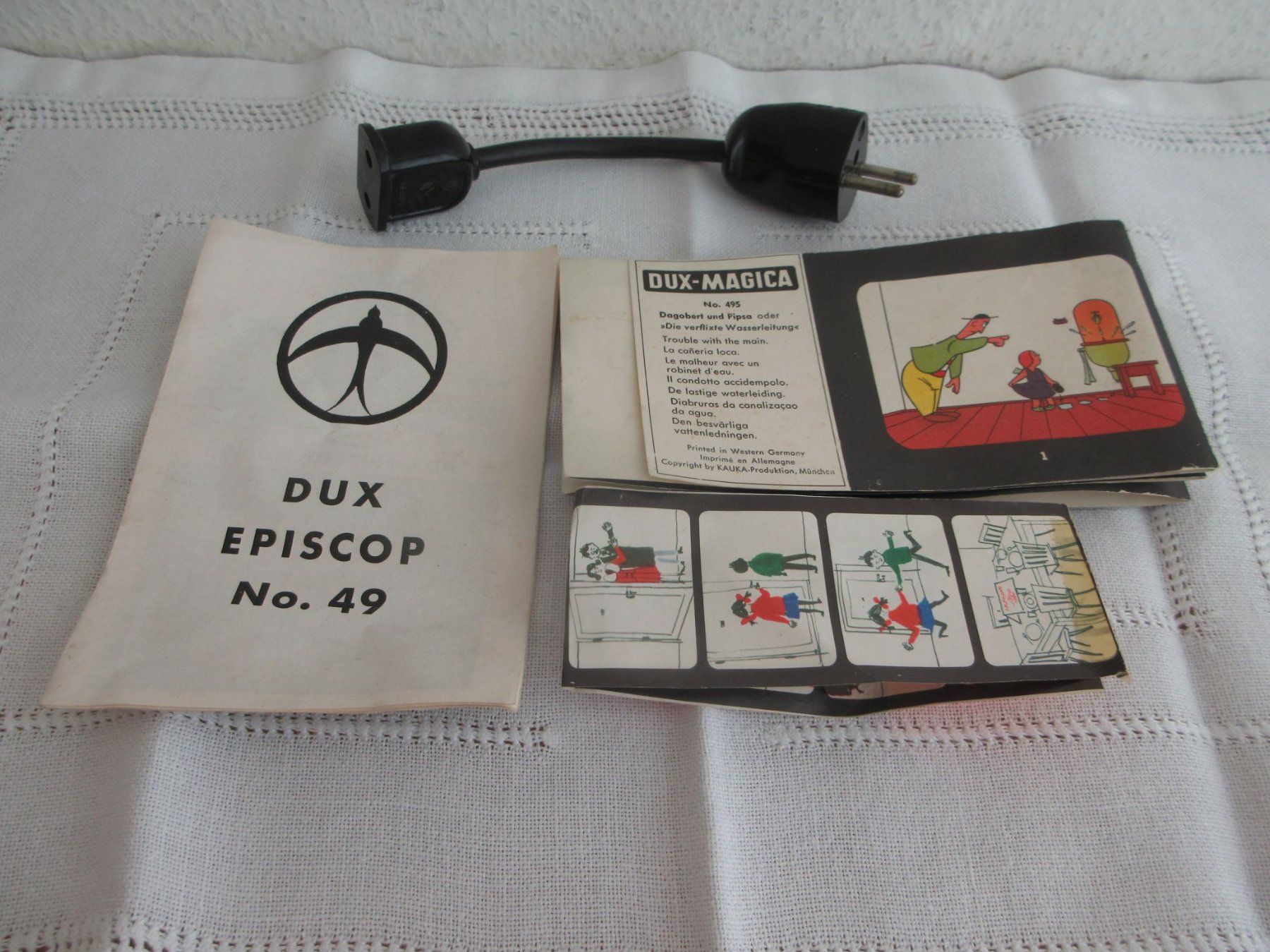 Proiettori: DUX Episkop, Bakelit, ca. 1950 – Usato da Binningen venduto da tempipassati 5