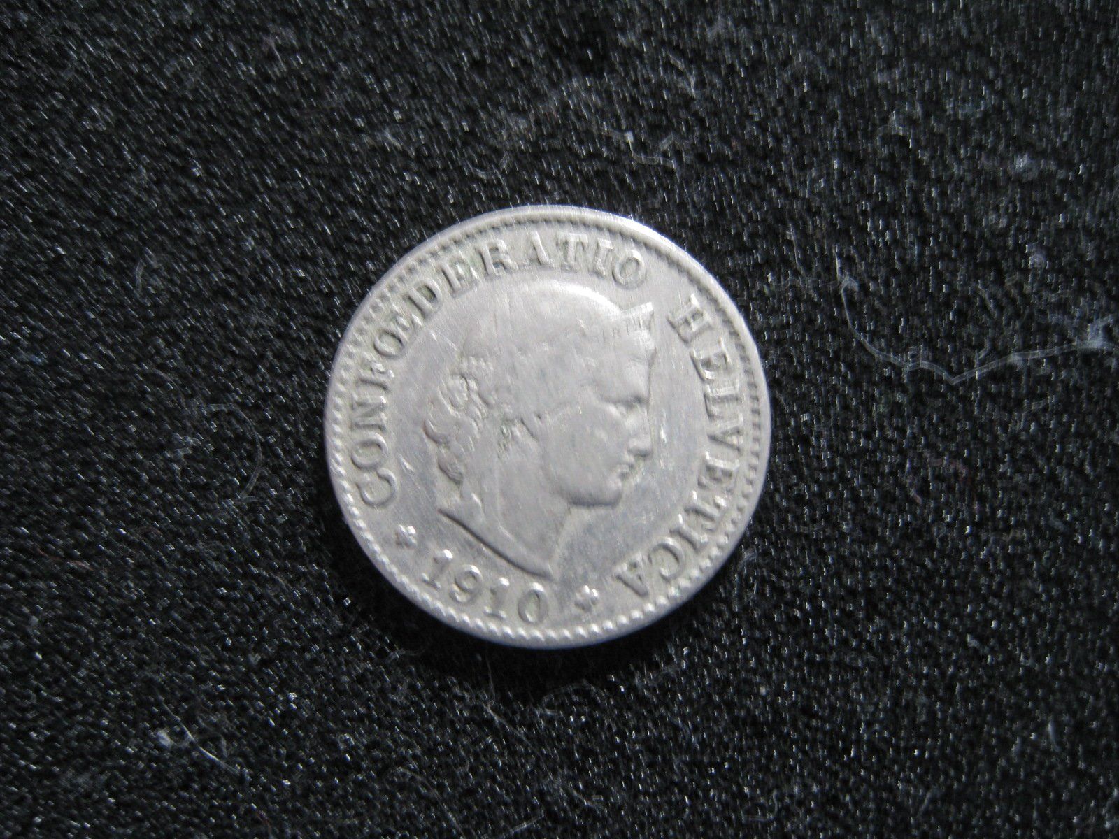 Tutti le monete: 5 Rappen 1910 ss – Usato da Aarwangen venduto da Pinsel7890