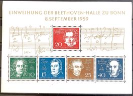BRD - 1959 Beethoven Block ** Mi-n.2