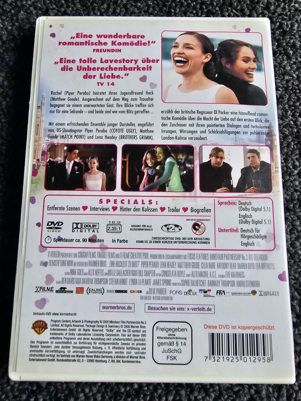 Tous les DVDs: DVD Eine Hochzeit zu dritt (22229) – D'occasion à Ruswil par jan_bxl5 1