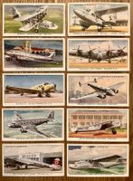 1936 - 10 Alte INTERNATIONAL AIRLINERS Sammelbilder England