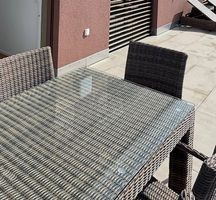 Glasplatte 160 x 90 x 1 cm  Schreibtisch-Abdeckung