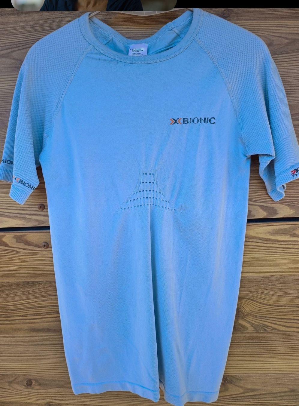 X-bionic T-Shirts: Haut technique ski course à pied X-Bionic gris bleu L Neuf – Neu und originalverpackt aus Genève von Brachiopode