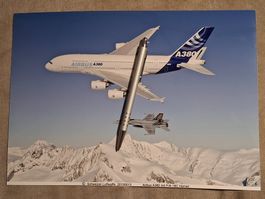 F/A-18 Hornet und Airbus A380 Schweizer Luftwaffe
