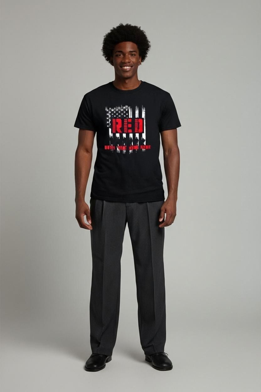 T-Shirts: Gildan R.E.D. (Remember Everyone Deployed) Patriotisches – Gebraucht aus Zug von vinokilo