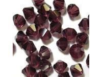 Perlen Swarovski, 4mm, Burgundy