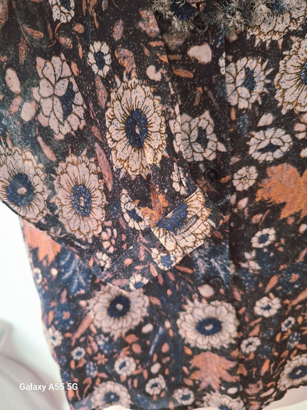 Hemisphere Camicette: Chemisier à fleurs Hemisphere taille S, bleu viscose – Usato da Payerne venduto da wardi11 3