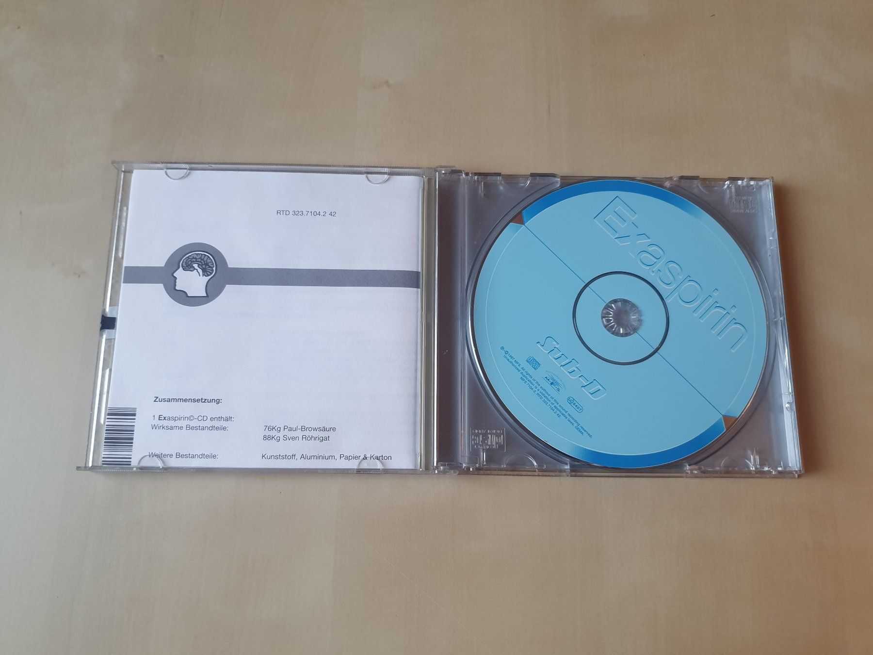 CD: Sub-D Exaspirin – Usato da Stansstad venduto da collectorsshop 2