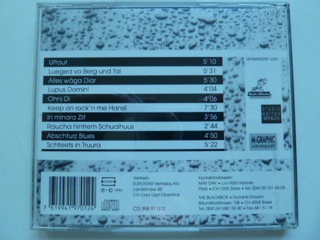 CD: MAYDAY- Uftaut  (vergriffen) – Usato da Au ZH venduto da sikoku 2
