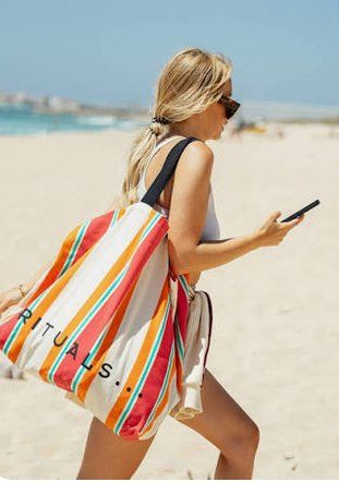 Grosse Badetasche / Strandtasche Rituals Baumwolle NEU