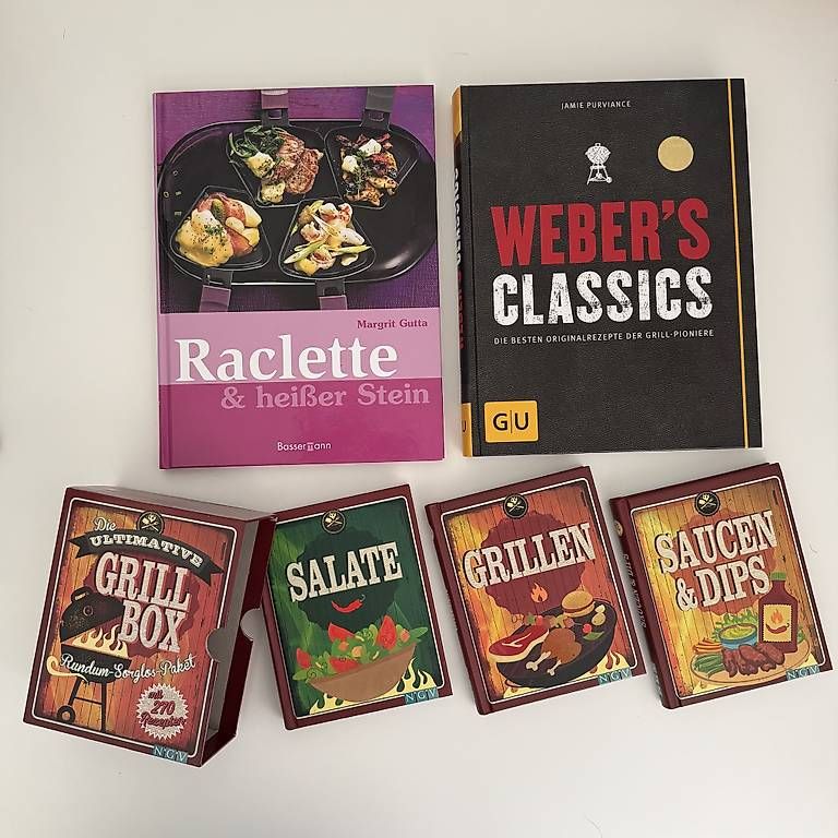 Libri: Kochbücher Set: Weber's Classics, Raclette & Grill-Box – Usato da Sachseln venduto da AbrahamOW