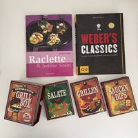 Kochbücher Set: Weber's Classics, Raclette & Grill-Box
