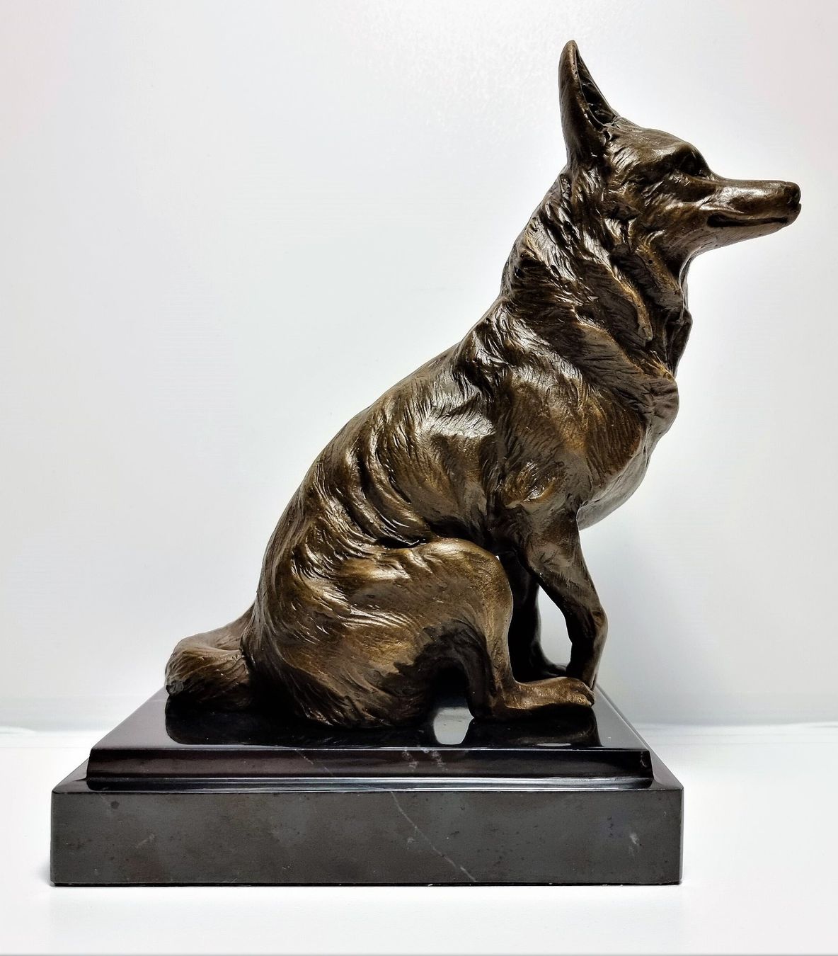 Sculture & Statue: Bronze Skulptur eines Wolfes, JB Deposee Paris – Usato da Emmenbrücke venduto da Lenssen 4