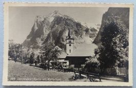 Grindelwald, Kirche und Wetterhorn