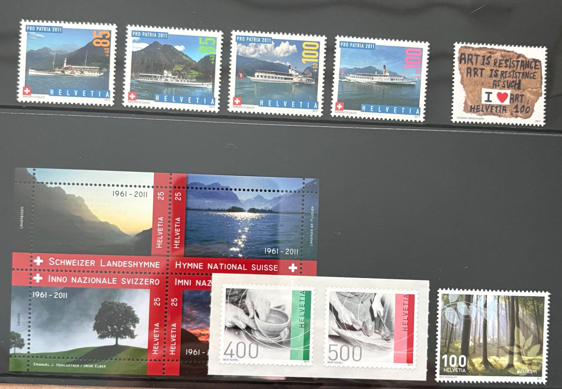 Tutti i francobolli: LOT SCHWEIZER BRIEFMARKEN NEU – Nuovo (secondo la descrizione) da Ostermundigen venduto da wini63