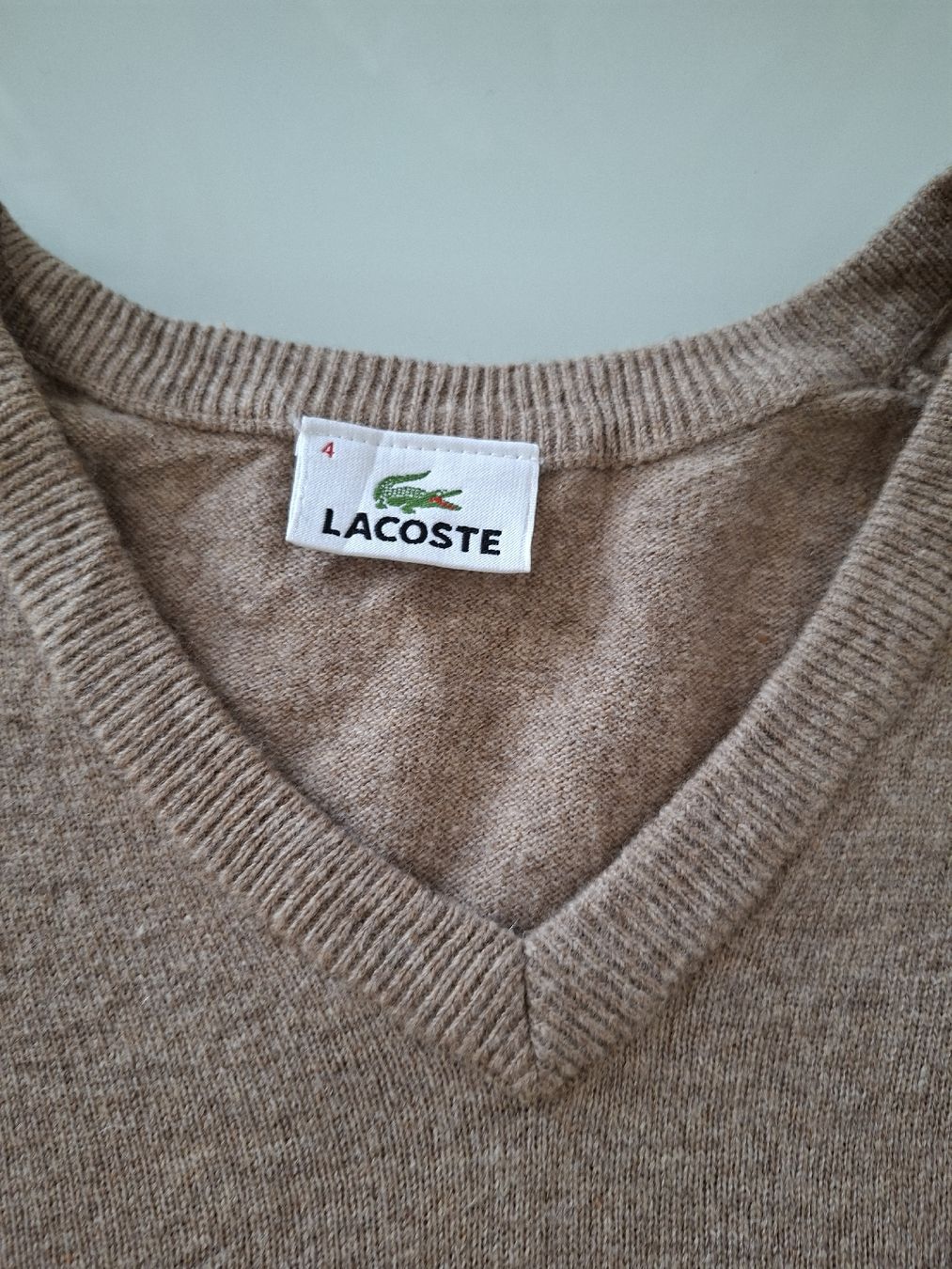 Lacoste Pulls & Sweat-shirts: Pull Lacoste Homme, laine vierge, Taille 4/M – D'occasion à Renens VD par ser_j2fn 1