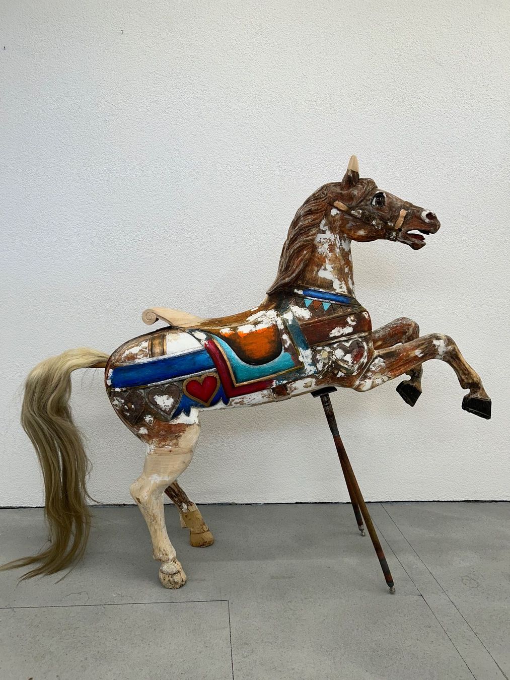 Statuette: Karusselpferd Karussellrössli Pferd Rössli – Usato da Niederried b. Interlaken venduto da Zg777 1