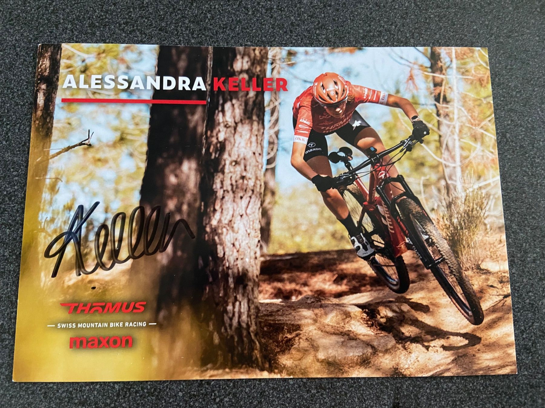 Autografi: Autogrammkarte Alessandra Keller – Usato da Adliswil venduto da gution1