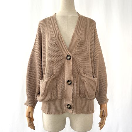 HENRY CHRIST Oversized Cardigan
