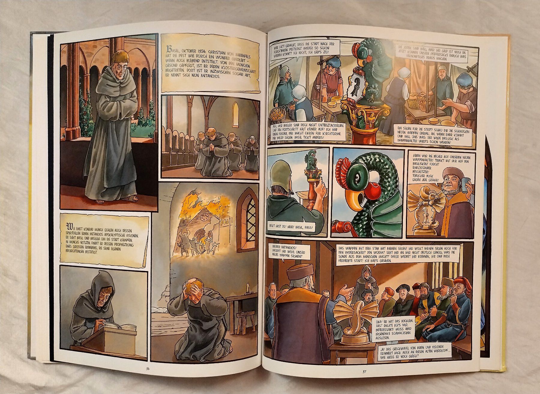 Fumetti: Basileia - Vermächtnis des Mönchs /Basel / Comic / 60 Seiten – Usato da Bellach venduto da JingleJerry 6