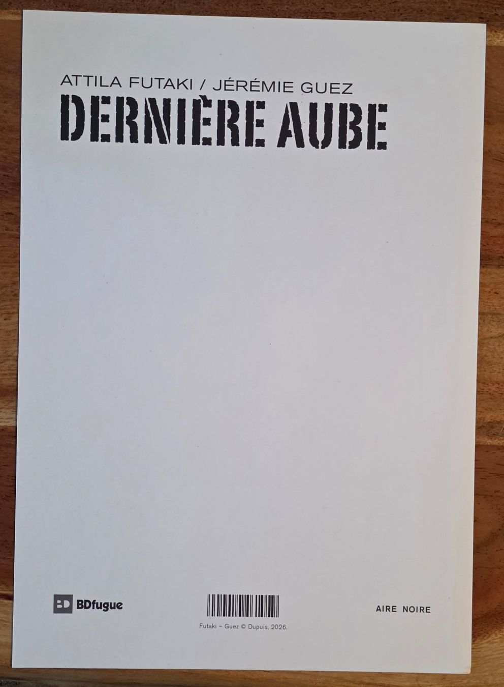 BD: Ex-Libris Dernière Aube A4 – Neuf (Voir description) à Dorénaz par DaWiiD 1