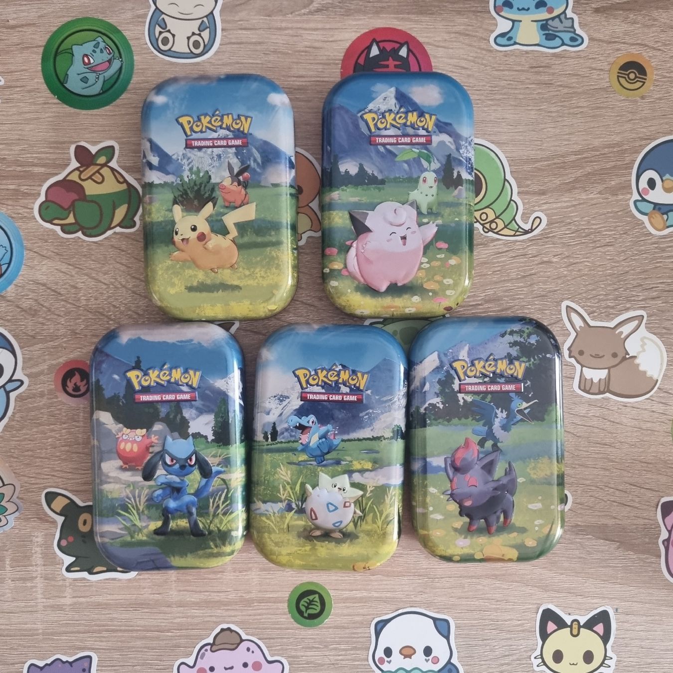 Pokémon Sammelbilder & Trading cards: 5 mini tin VIDE me2.5 – Gebraucht aus St-Maurice von Woopersonal