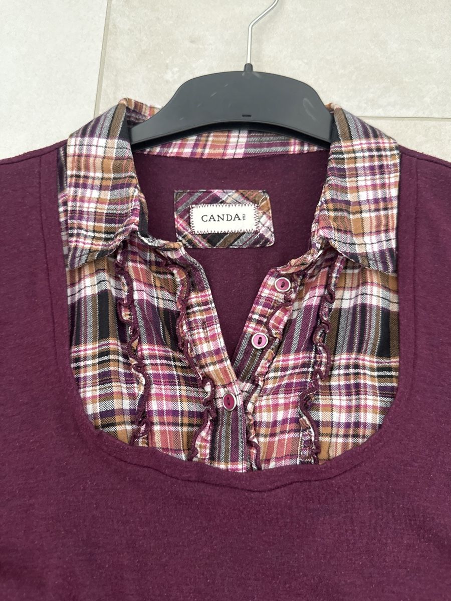 Camicette: Damen Bluse violett – Usato da Zug venduto da Hehe 1