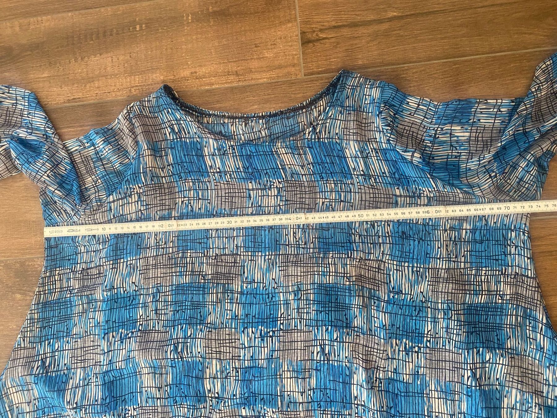 Kleider: Kleid oversized luftig Unikat blau Gr. 50 - 52 – Gebraucht aus Arlesheim von san_w9vr 4