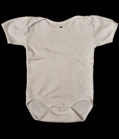 Baby-Body Gr. 62/68 weiss Baumwolle