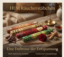 HEM Räucherstäbchen Set 4 Packungen Diverse Düfte ab 1.-