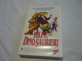 VHS Rare Videokassette - Hilfe Dinosaurier - Action 80er