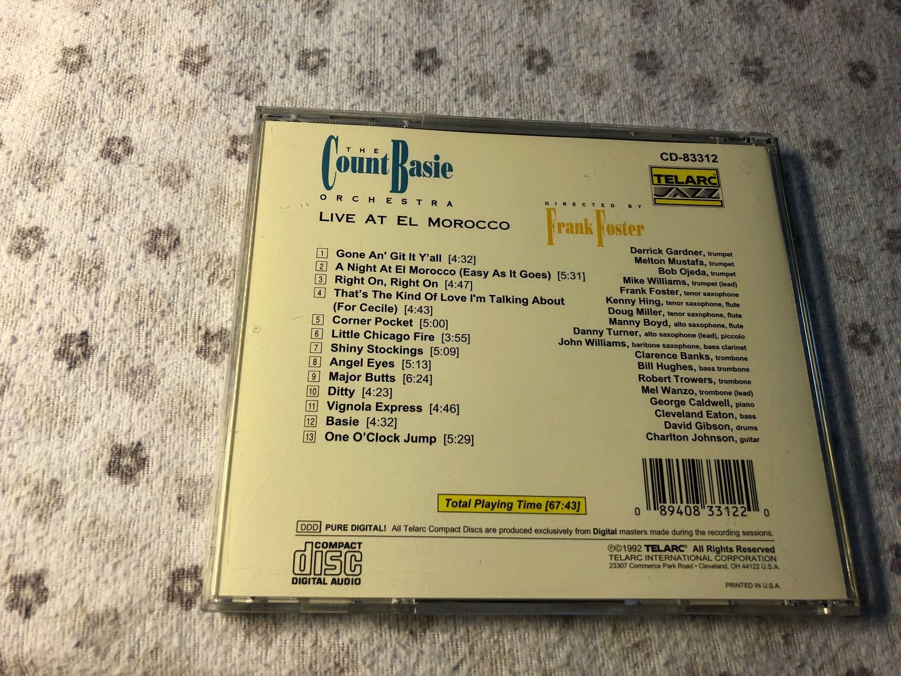 CD: Count Basie Orchestra - CD Live At El Morocco – Usato da Schübelbach venduto da Bemafaja 1