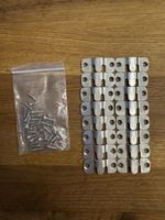 16x Edelstahl Flush Mount Halter inkl Schrauben