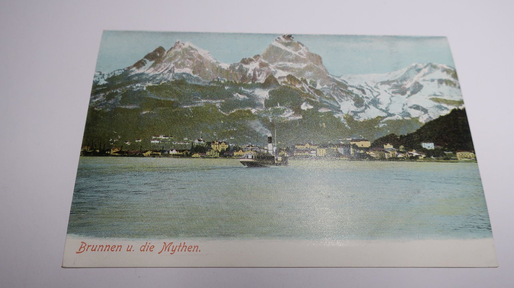 Cartoline postali: Brunnen u. die Mythen – Usato da Cormoret venduto da Pascalll2001 1