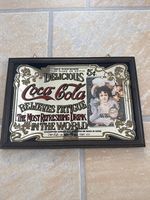 Vintage Coca-Cola Werbespiegel / Wandspiegel (Retro-Deko)