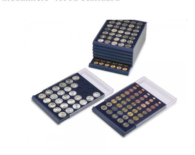 Support pour pièces en euros, distributeur de pièces en euros Rectangle porte-monnaie en plastique boîte de rangement organisateur utilisation de la voiture