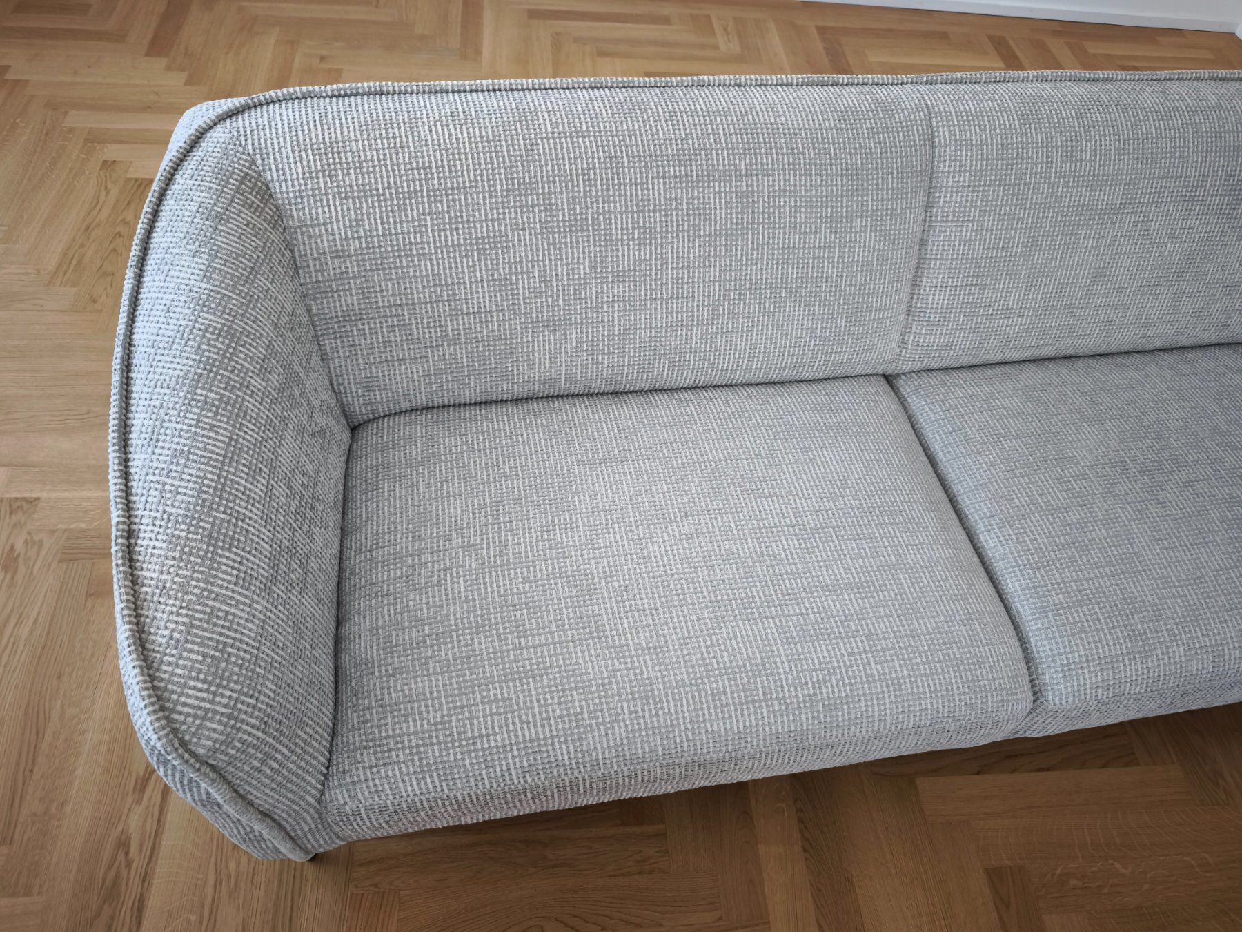 Livique Divani: Sofa "Fady", Grau-Weiss, 3-Sitzer – Usato da Zürich venduto da Everest85 2