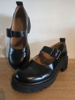 Schuhe Camper Mary Jane Plateau schwarz, Leder, 40 wie Neu!