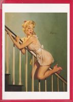 PIN UP GIRL, GIL ELVGREN 1956, LLOK OUT BELOW, 11.3 X 16.2cm