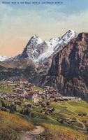 Mürren mit Eiger und Mönch