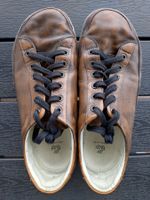 Groundies Barfussschuhe, Gr. 39, Leder,  braun